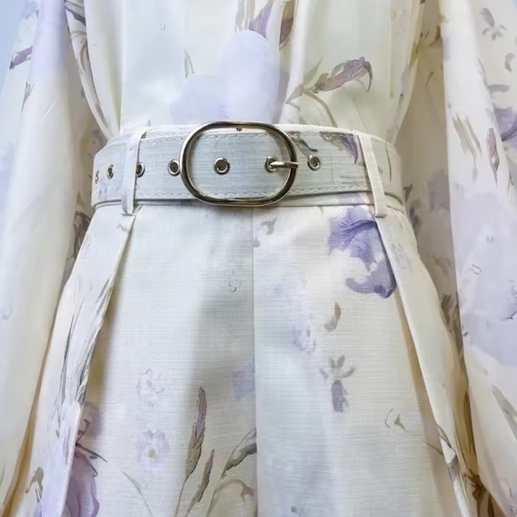 brand new Floral Blouse and Belted Pants Set and top - Picture 2 of 7